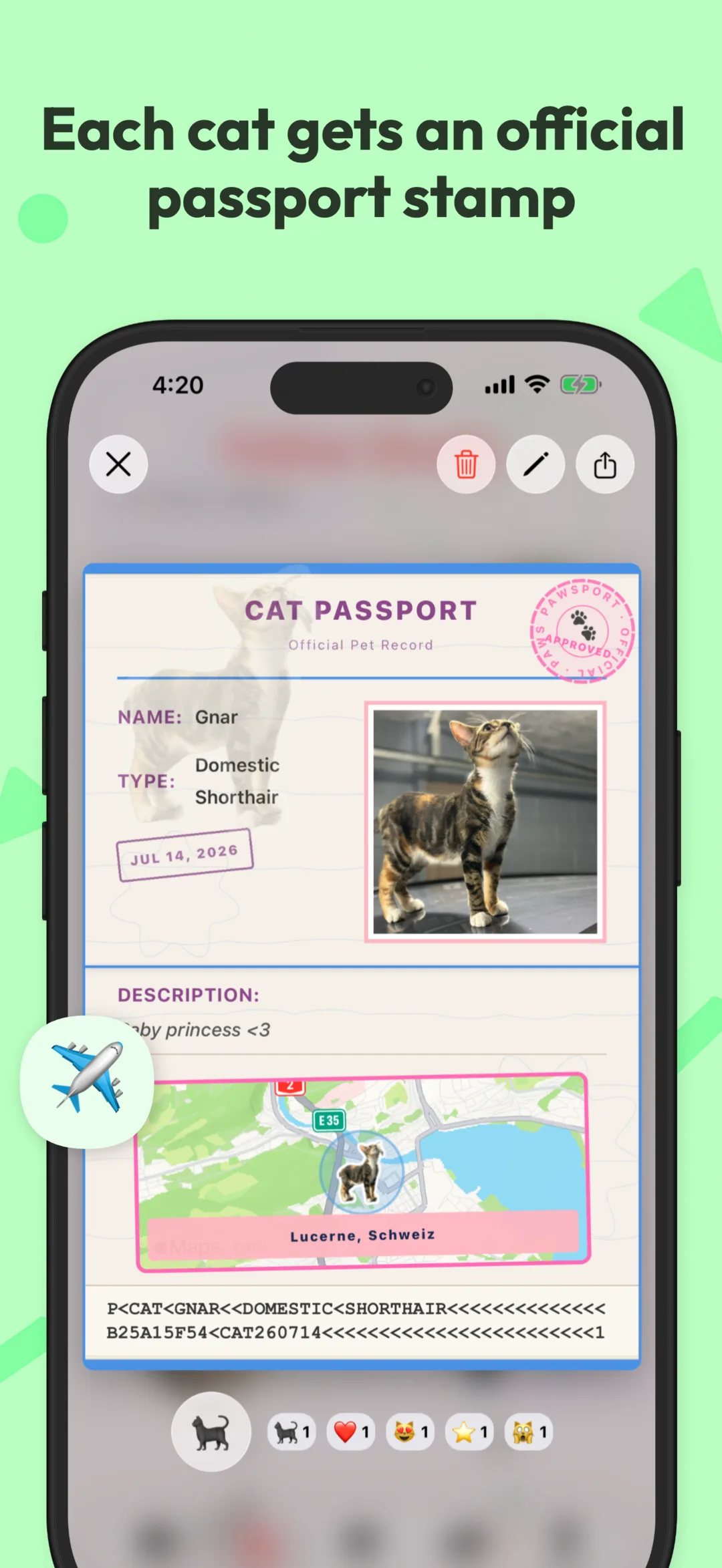 Pawsport: Cat Travel Passport screenshot 4