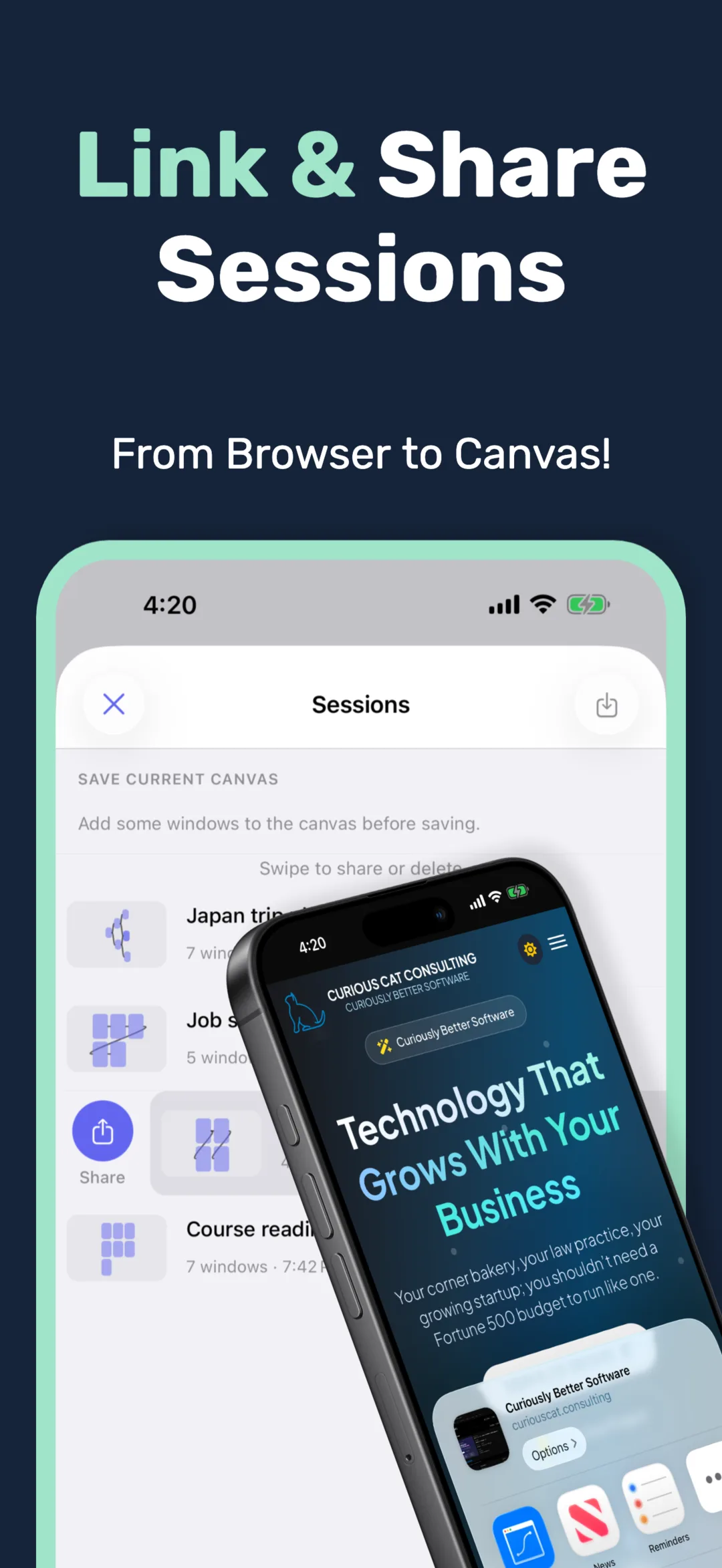 Web Canvas: Spatial Browser screenshot 3